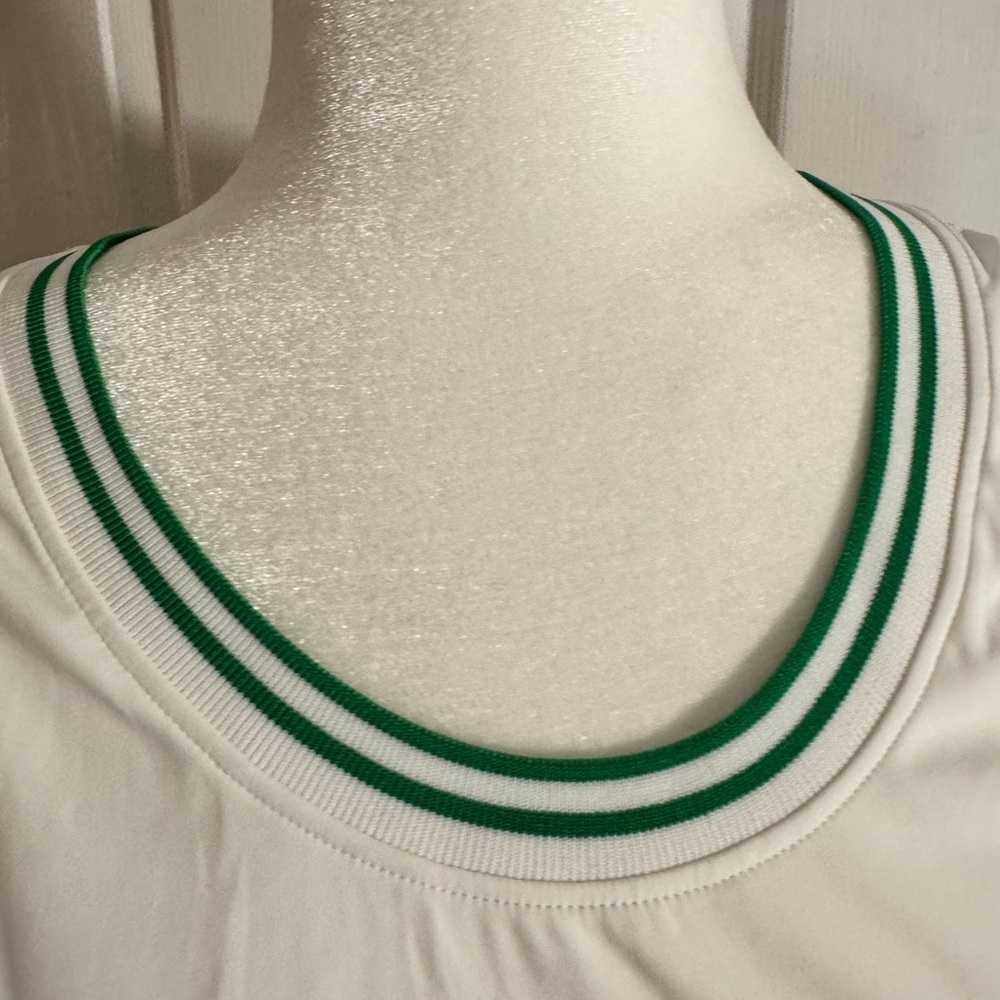 HALARA White Tennis Dress with Green Accents - Picture 2 of 5